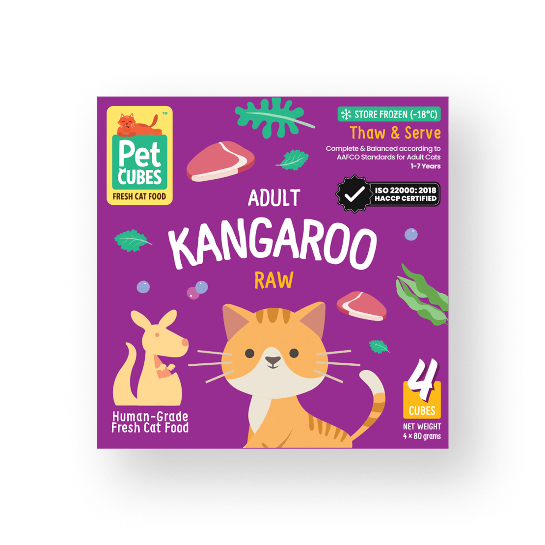 Raw Wild Kangaroo for Cats (Single)
