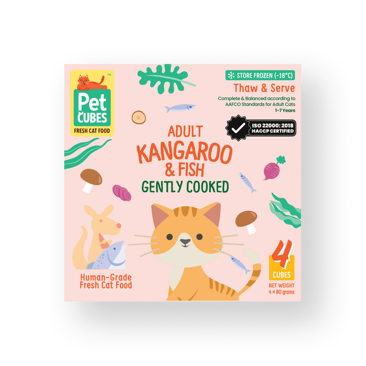 Kangaroo & Fish - Gently Cooked For Adult Cat