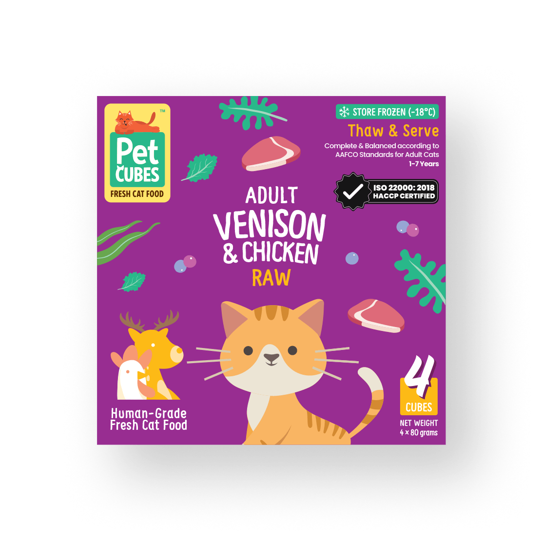 Venison & Chicken - Raw For Adult Cat