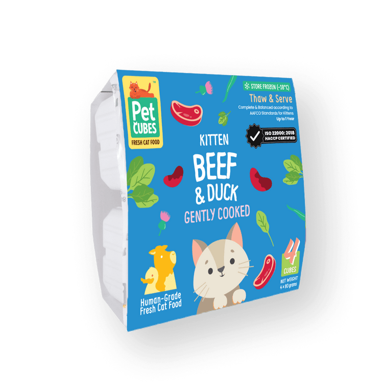 Gently Cooked Beef & Duck for Kittens (Case)
