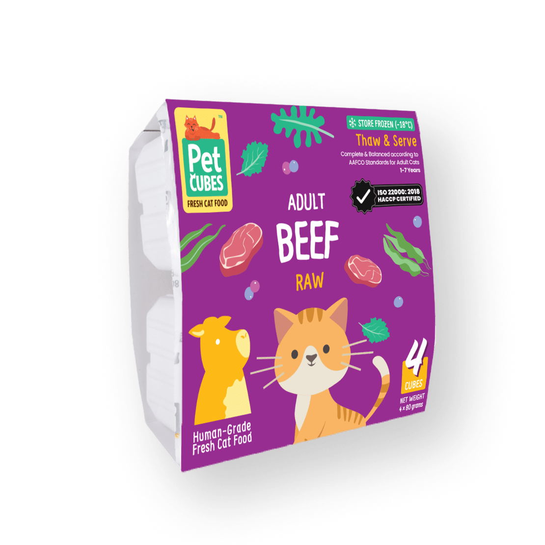 Raw Beef for Adult Cats (Single)