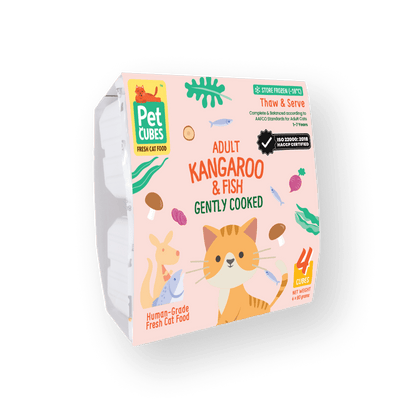 Kangaroo & Fish - Gently Cooked For Adult Cat
