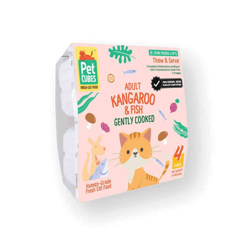 Kangaroo & Fish - Gently Cooked For Adult Cat