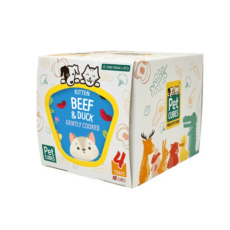Gently Cooked Beef & Duck for Kittens (Case)