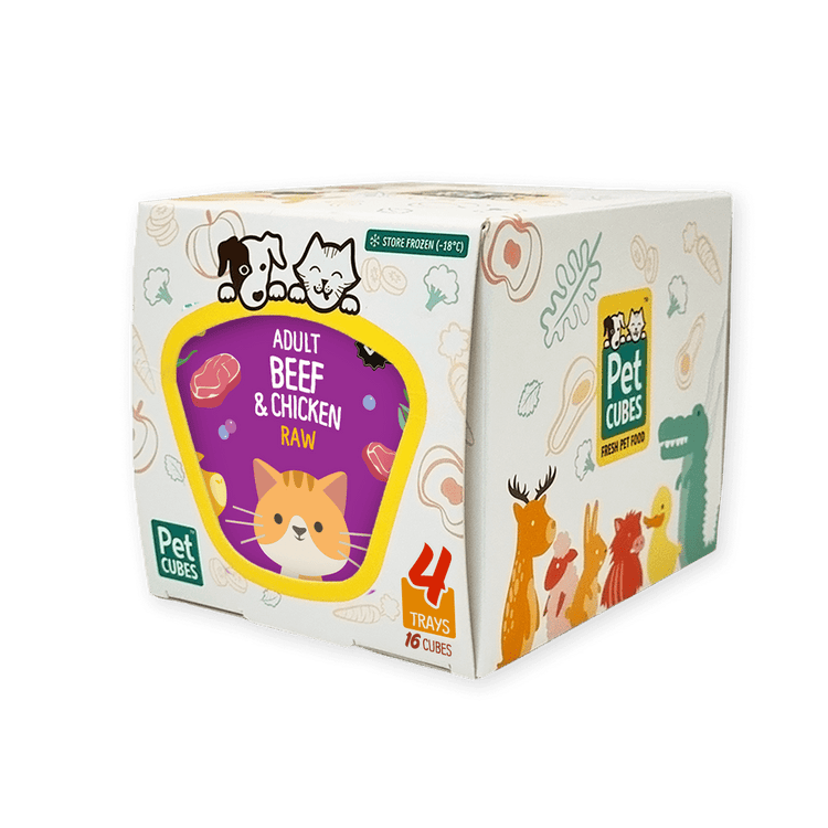 Beef & Chicken - Raw For Adult Cat