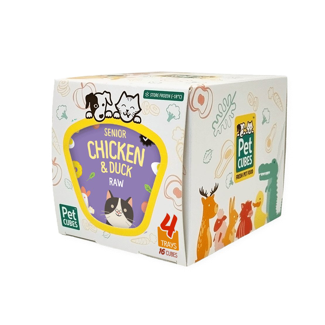 Chicken & Duck - Raw For Senior Cat