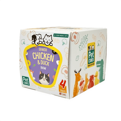 Chicken & Duck - Raw For Senior Cat