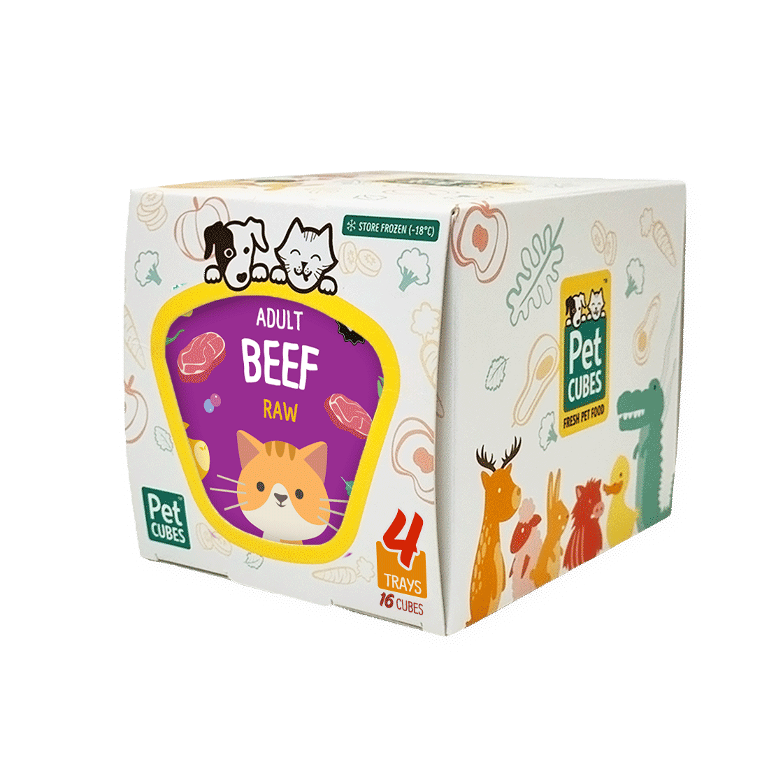 Raw Beef for Adult Cats (Case)