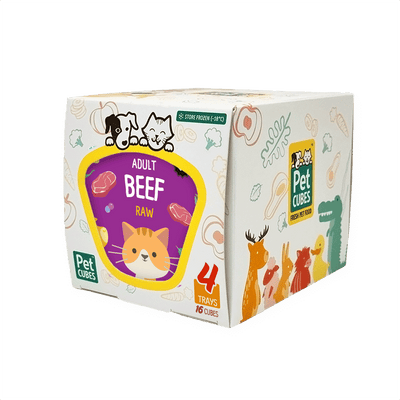 Raw Beef for Adult Cats (Case)