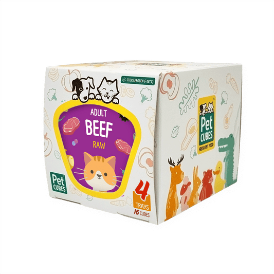 Raw Beef for Adult Cats (Case)
