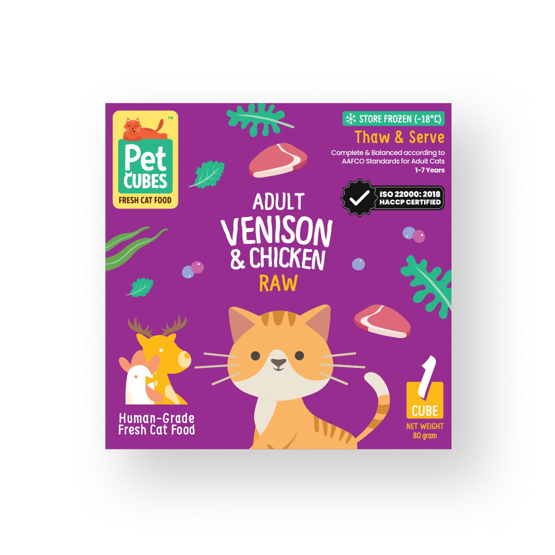 Venison & Chicken - Raw For Adult Cat
