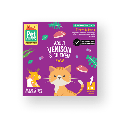 Venison & Chicken - Raw For Adult Cat
