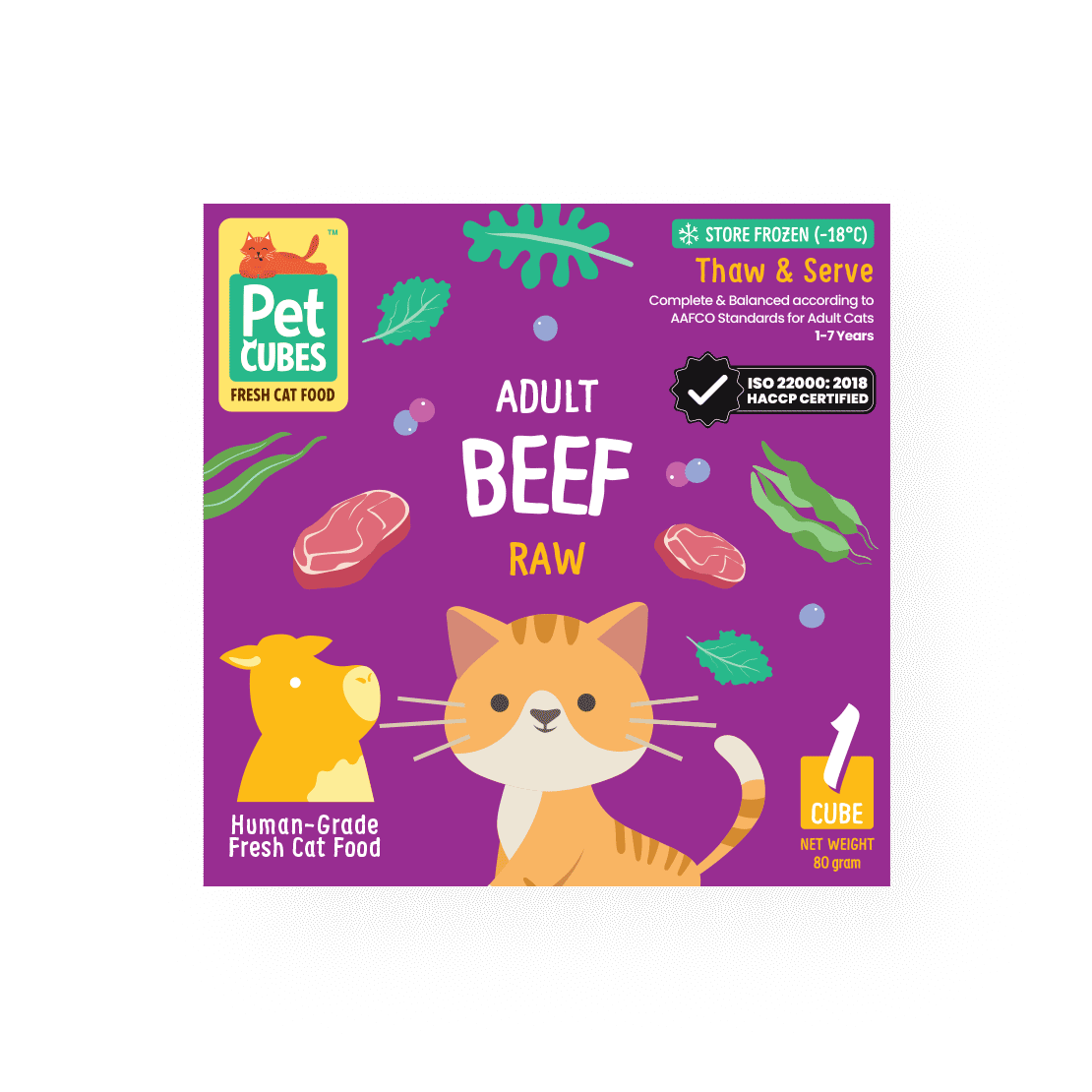 Beef - Raw For Adult Cat