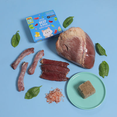 Gently Cooked Beef and Duck for Kittens