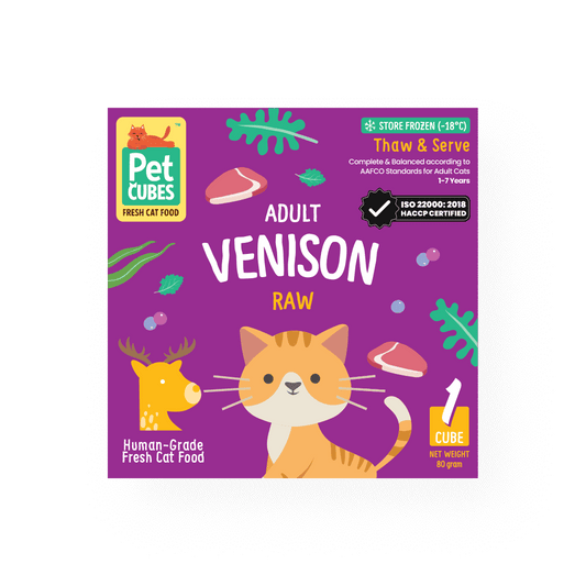 Raw Venison for Cats (Single)