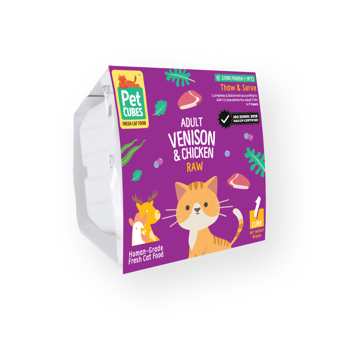 Venison & Chicken - Raw For Adult Cat