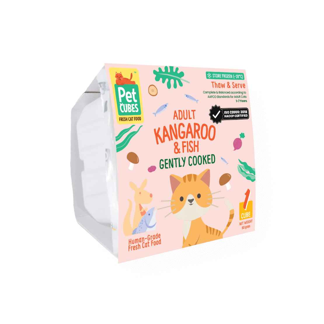 Kangaroo & Fish - Gently Cooked For Adult Cat