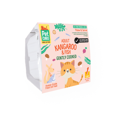 Kangaroo & Fish - Gently Cooked For Adult Cat