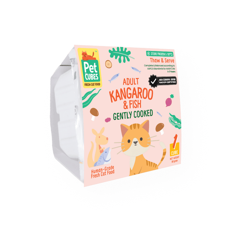 Kangaroo & Fish - Gently Cooked For Adult Cat