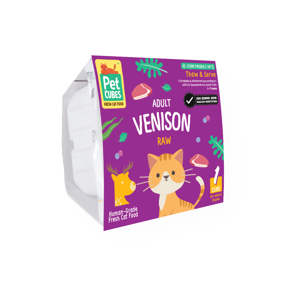 Raw Venison for Cats (Single)