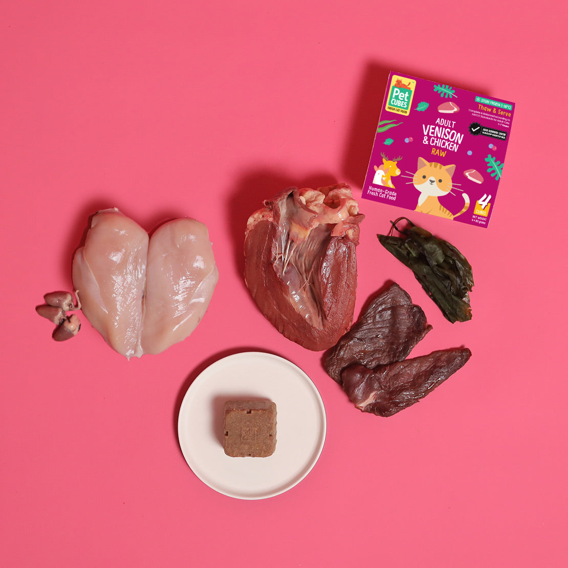 Venison & Chicken - Raw For Adult Cat