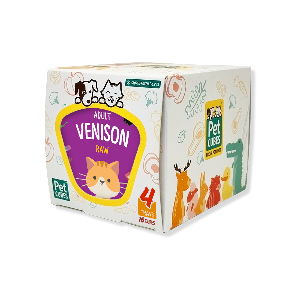 Raw Venison for Cats (Case)