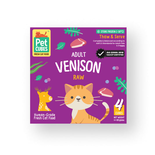 Raw Venison for Cats (Case)