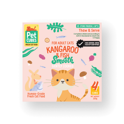 Kangaroo & Fish - Gently Cooked For Adult Cat