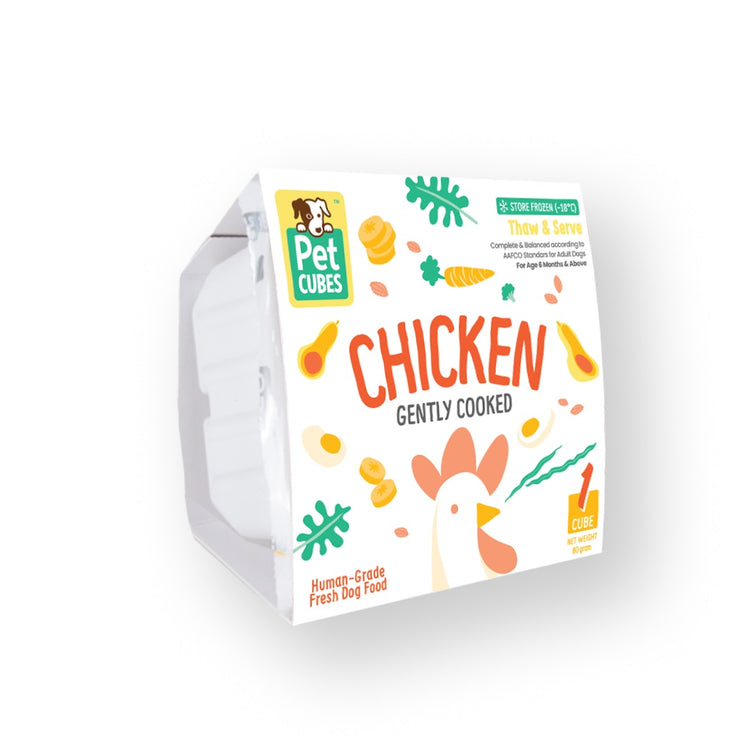 Single Cube for Dogs - Gently Cooked Chicken