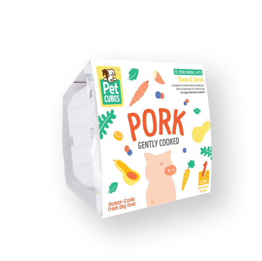 Single Cube for Dogs - Gently Cooked Pork