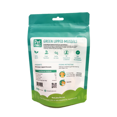 Green Lipped Mussels - Treat For Dog & Cat