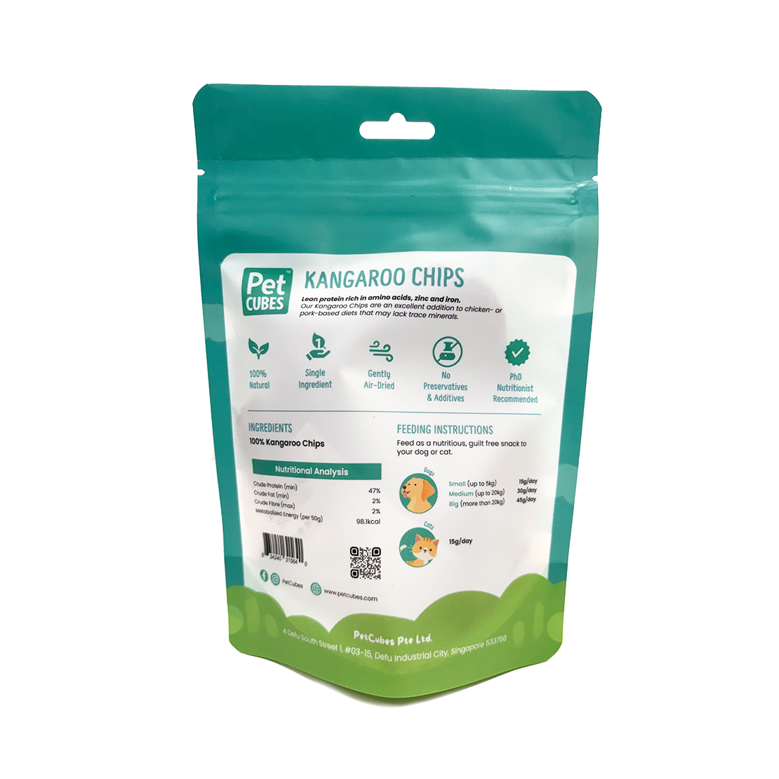 Kangaroo Chips - Treat For Dog & Cat