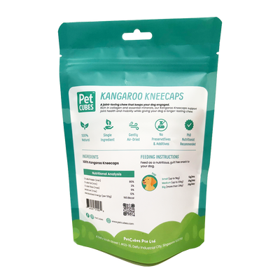 Kangaroo Kneecaps - Treat For Dog
