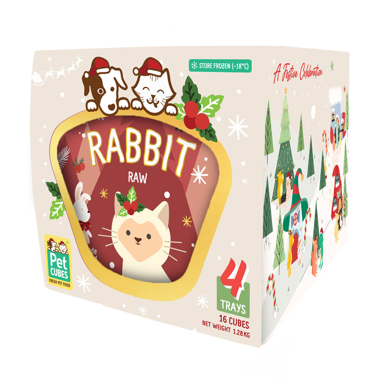 Raw Rabbit for Cats - Festive Special (Case)