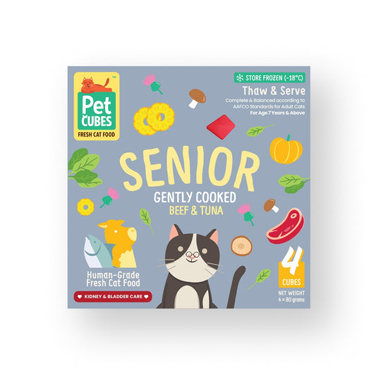 Gently Cooked Beef & Tuna for Senior Cats (Single)