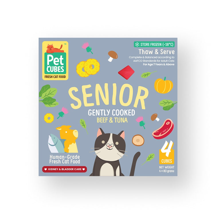 Gently Cooked Beef & Tuna for Senior Cats (Trial)