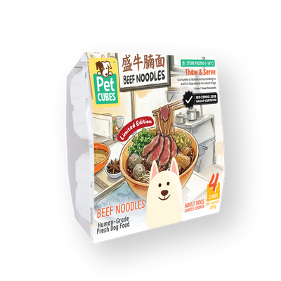 Beef Noodles - Gently Cooked For Adult Dog