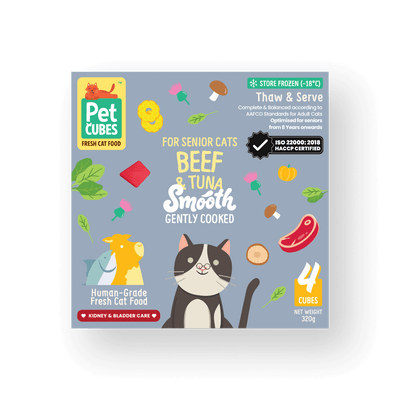 Beef & Tuna - Gently Cooked For Senior Cat