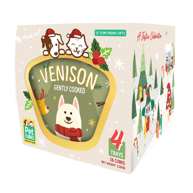 Gently Cooked Venison for Dogs - Festive Special (Case)