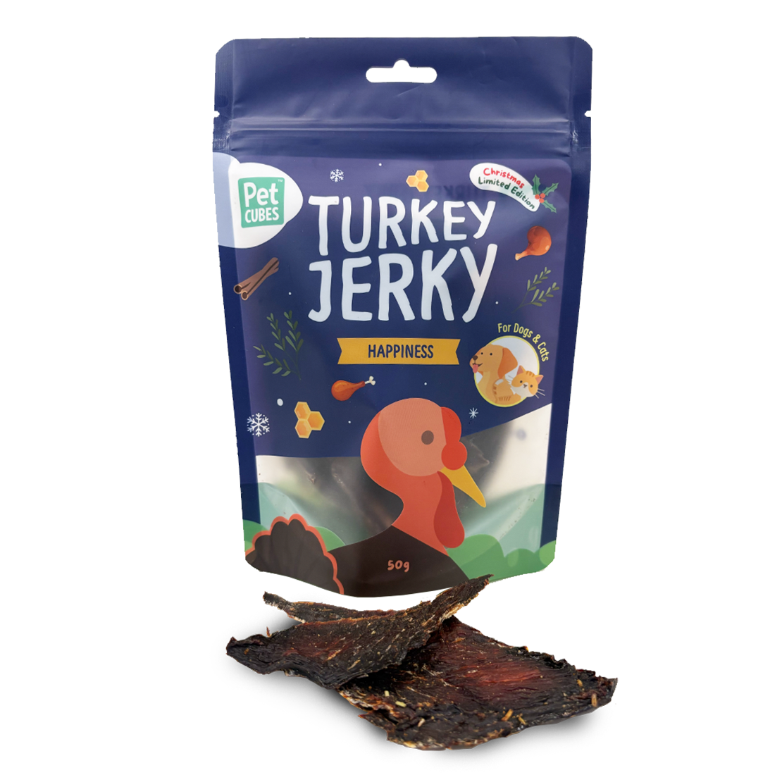 Turkey Jerky - Treat for Dog & Cat