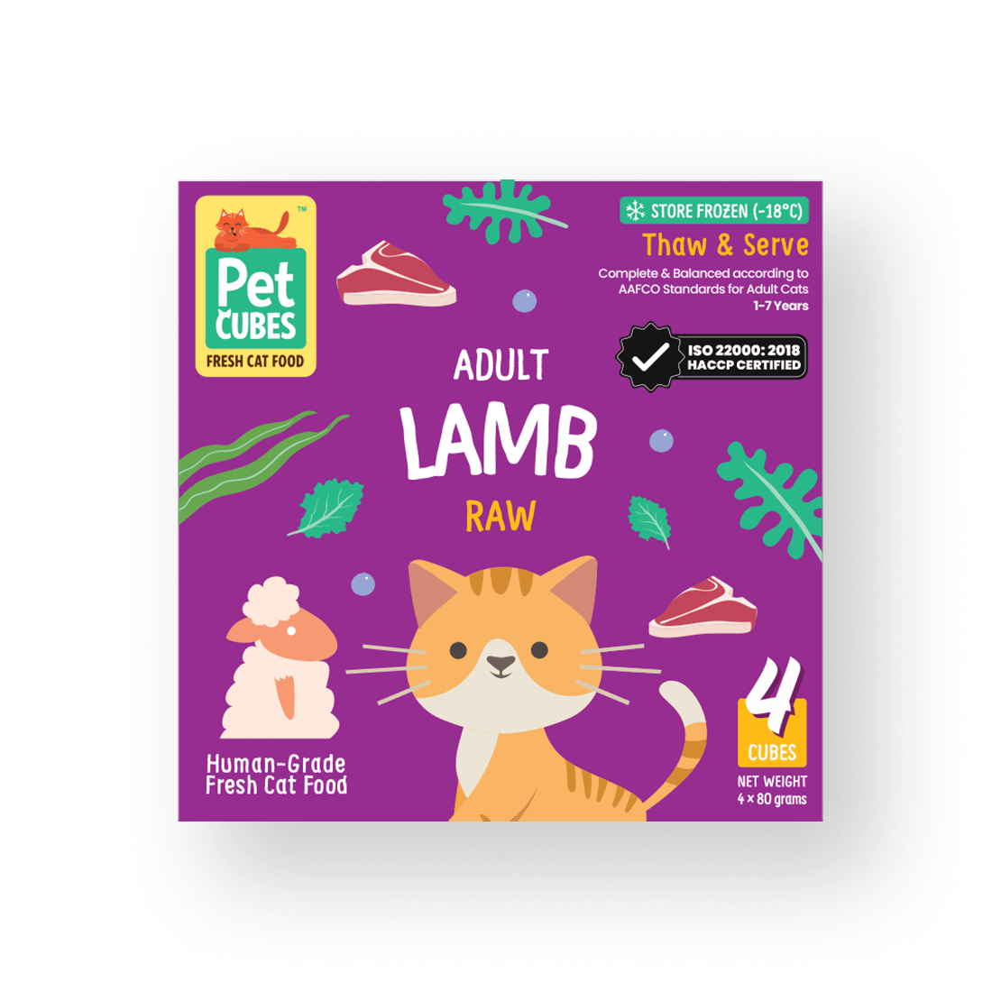 Raw Lamb for Cats (Case)