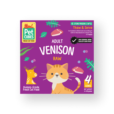 Raw Venison for Cats (Case)