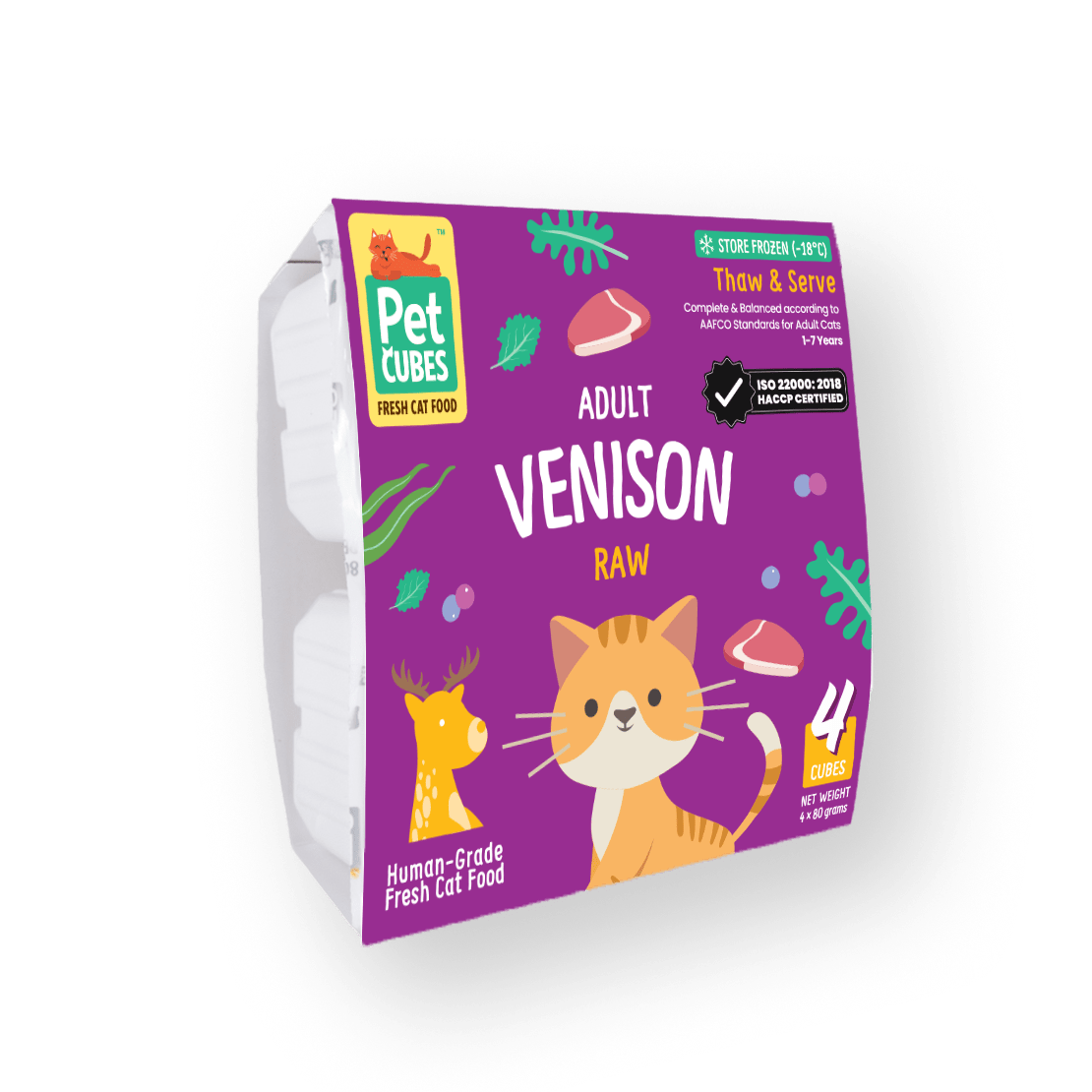 Raw Venison for Cats (Case)