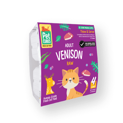 Raw Venison for Cats (Case)