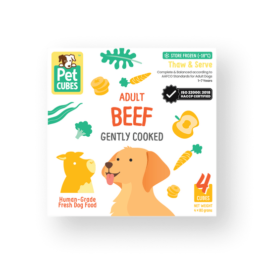 PetCubes Gently Cooked Dog Food - Beef