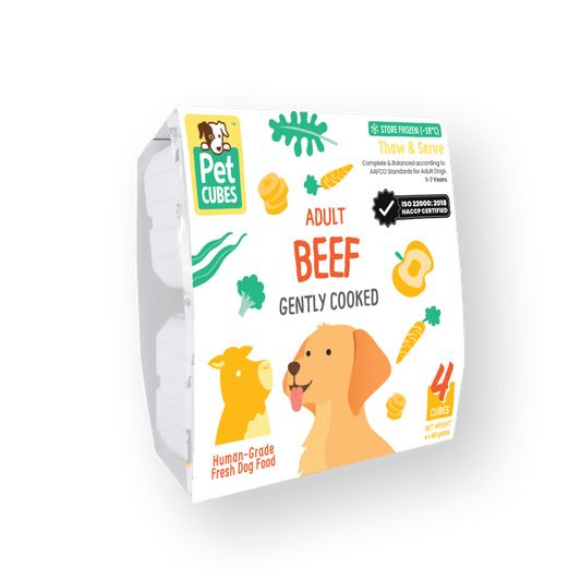 PetCubes Gently Cooked Dog Food - Beef