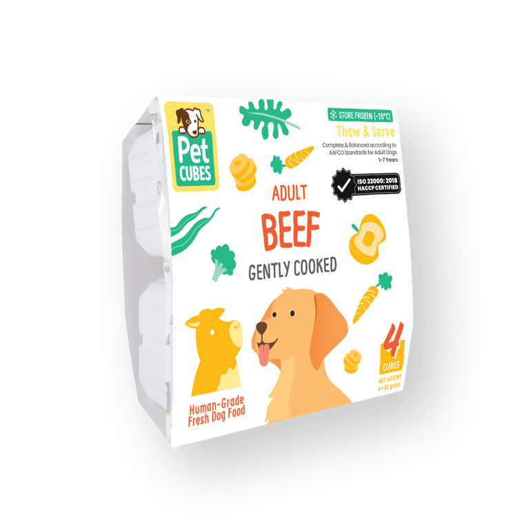 PetCubes Gently Cooked Dog Food - Beef