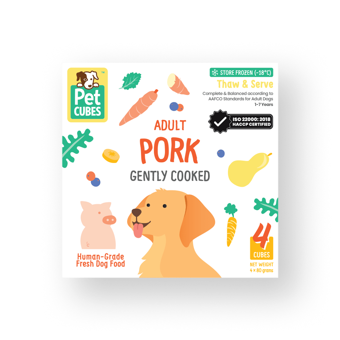 Pork - Gently Cooked For Adult Dog