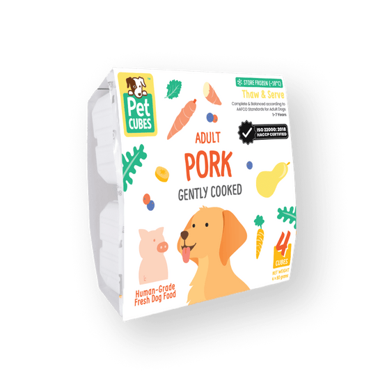 PetCubes Gently Cooked Dog Food - Pork