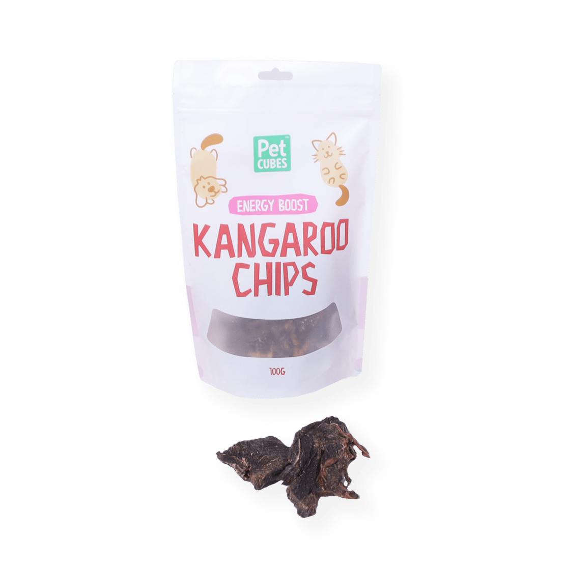 Kangaroo Chips 100g - Treat For Dog & Cat